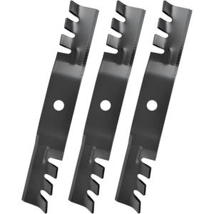 M115495 Mulching Blades Compatible with John Dee re 48" Deck, M113517 Gator Blades for John Dee re Scotts 48 in Mower 325 F510 GT242 GX345, Replace for M115328 M114581 M111522, 3 Pack