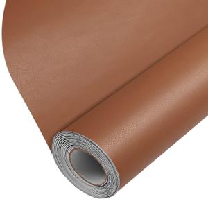 Leather Repair Tape Self-Adhesive Leather Repair Patch for Couch Furniture Sofas Car Seats Advanced PU Vinyl Leather Repair Kit (RBrown, 3.9X79 inch)