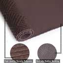 Runner Rugs 2FTx6FT Indoor Outdoor Hallway Runner Rubber Backing Non-Slip Carpet Washable Area Rugs Custom Sizes for Entryway Kitchen Bathroom Laundry Room Balcony Patio Brown
