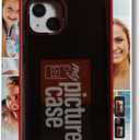 for Apple iPhone  Custom Photo Display Phone Case with Built-in Screen | Personalized Picture Phone Cover | Protective Slim Fit Case (iPhone 14 Pro) Black