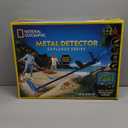 NATIONAL GEOGRAPHIC Metal Detector for Kids - 7.4" Waterproof Metal Detector Coil, Lightweight Gold Detector with Pinpoint Function & LCD Display, Beach Metal Detector