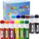 Yuanhe Bingo Daubers Dot Markers - Mixed Colors Set of 12 Pack