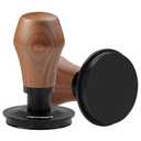 Normcore 58.5mm Espresso Coffee Tamper V4, Spring Loaded Tamper With Titanium PVD Coating Flat Base -15lb / 25lb / 30lbs Replacement Springs, Genuine American Walnut Handle