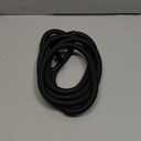 Rope Dog Leash, 6 Foot Heavy Duty Dog Leash with Aviation Aluminum Auto Locking Carabiner, Strong Nylon Pet Lead for Small, Medium, Large Dogs, Black