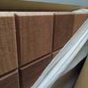 BUBOS Large Acoustic Panels, 6 Pack Wood-Pattern Printing Soundproof Wall Panels, Total Size 70.8 x 47.2 Inches Self-Adhesive Decorative Sound Absorbing Panels for Studio, Home, 36-Cell Parquet Weave