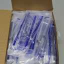 100 Pack 1ml Syringes with Needle 27G 1/2 Inch - Disposable Luer Lock Dispensing Syringe, Individually Wrapped