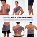 hooga Red Light Therapy Wrap, Infrared Light Belt with 405 High-Efficiency LEDs, Red & Near-Infrared LED Device for Back, Neck, Shoulder, Waist, Wrist, for Men and Women
