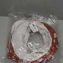 LUCKITTY Cat Tunnel Bed in 3FT x 3FT x 9.8IN - Decorative Christmas Style with Snowman and Glove Patterns - Red Color Perfect for Festive Felines