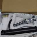 GGStudy Matte Black Bathroom Faucet Single-Handle 1 Hole Black Bathroom Vessel Sink Faucet Matching Pop Up Drain