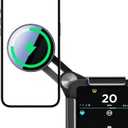 for Tesla Model Y Model 3 Cybertruck 15W Phone Charger Holder [No Annoying Light], Car Phone Mount Charger for Magsafe, Aadapted to iPhone 12 to 17 Series, for Tesla Accessories with 5-foot Cable