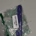 Hobekoee 25mm Large Crochet Hook for Chunky Yarn,Ergonomic Crochet Needles for Arthritic Hands,Plastic Crystal Smooth Crochet Hooks for Handmade DIY Crocheting, Purple