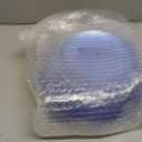 Rubtlamp 100 Pcs Blue Plastic Plates,Heavy Duty plastic Plates,Fancy Blue Disposable Plates, Hammered Plastic plates Include 50 Pcs Dessert Platos, 50 Pcs Dinner Platos for Party