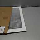 HVAC Premium 8" x 16" or 16" x 8" Cube Core Eggcrate Return Air Grille - Aluminum Rust Proof - HVAC Vent Duct Cover - White [Outer Dimensions: 9.75 X 17.75]