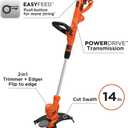 BLACK+DECKER String Trimmer, Electric, 14-inch (BESTE620)