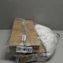 SuuWoee Arch Backdrop Stand Set of 2 With Cover (7.2FT+6FT) Gold Metal Wedding Arch Balloon Stand With Cover for Birthday Party Baby Shower Graduation Ceremony Decoration (White)