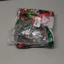 Christmas Tree Round Tablecloth 60 Inch Polyester Washable Table Cover Home Decor for Kitchen Dining Party Picnic