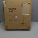 Punching Bag with Stand Height Adjustable Freestanding Boxing Speed Bag with Reflex Bar, Home Gym Training Equipment for MMA Fitness Stress Relief (Red)