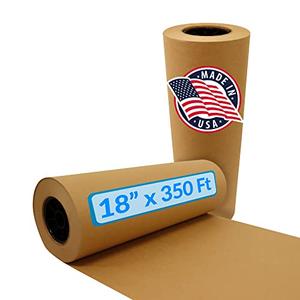 Made in USA | Bulk Value 18" x 350 ft (4200 inches) Reli. Brown Butcher Paper Roll | Food Grade Kraft Paper for BBQ | Smoking Meat | Meat Wrapping | Unwaxed (Brown)
