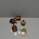 Maricome 2 Inch Wood Furniture Feet Set of 4 Predrilled M8 Bolt Mini Small Replacement Legs for Ottoman Dresser Chair Short Solid Column Modern