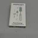 Momcozy Bottle Brush Kit, Innovative Push-Press Design for Better Cleaning - Baby Bottle Cleaner Brush for Baby Bottle, Breast Pumps, Nipples, and More - Can Generate Foam for Better Cleaning, Green (Press Bubble Style)