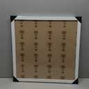 5x5 Picture Frame Rustic White, Distressed 5x5 Picture Frame, Pic Hanging Poster Frame, 5 by 5 Gallery Family Portrait Wall Photo Frame Horizontal and Vertical Display for Wall Hanging/Tabletop