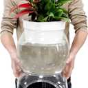 3 Gallon PET Aquaponic Betta Fish Tank Aquaponic with Base and Top, Large Bowl Shatterproof Aquarium Fish Tank with Clear Clarity for Terrarium, Flower Vase Centerpiece Present for Fish Lovers