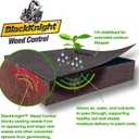 BlackKnight 3x50 Weed Barrier Landscape Fabric, Non-Woven