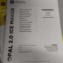 GE Profile Opal 2.0 with 0.75 Gallon Tank, Chewable Crunchable Countertop Nugget Ice Maker, Scoop included, 38 lbs in 24 hours, Pellet Ice Machine with WiFi & Smart Connected, Stainless Steel