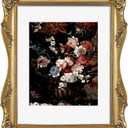 11x14 Gold Frame Vintage Picture Frame Victorian Ornate Gothic | Real Glass, Matted to 8x10 or 11 x 14 Photos, Wall Hanging