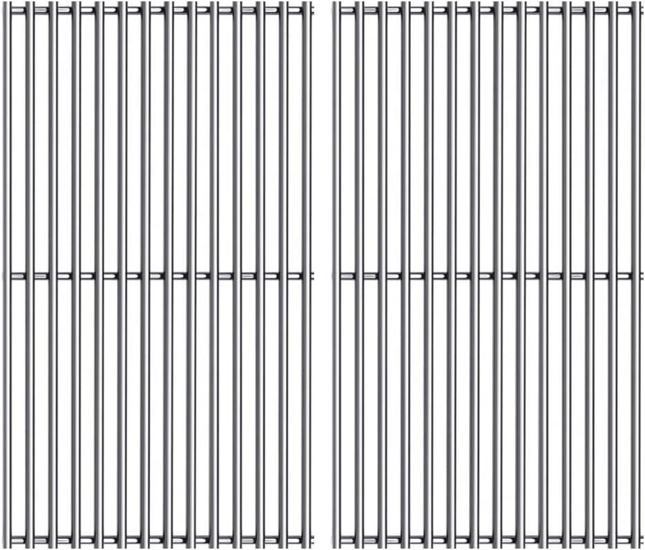 S5102B (2-Pack) 17" Stainless Steel Cooking Grid Grates for Grill Chef BM616, GC610, GC616, GC716, GC816 Grill Master 720-0670E, 720-0737 Grill