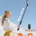 JOILCAN Tripod for iPhone & Camera, 64" Selfie Stick with 360 Ball Head Remote & Phone Holder, Extendable Portable Phone Tripod Stand for Travel Vlog Compatible with Canon Sony DLSR DJI