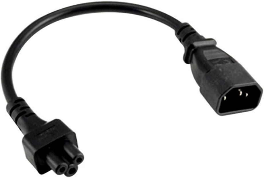 4 x 0.3M IEC C14 to C5 Power Cord, 250V 10A, for Laptop Power Supply, Monitor, Printer and More (0.3M C14 to C5 Power Cord)