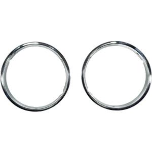 Omix-Ada | 12419.08 | Headlight Bezel Kit, Chrome | OE Reference: 55055046K | Fits 1997-2006 Jeep Wrangler TJ