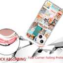 Aesthetics Jesus God Collage Phone Case Compatible with iPhone 13, Jesus Quotes Collage Trendy Cool Teen Girl Boy Unique Soft TPU Bumper Protective Cover Case for iPhone 13