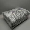 8x10 Washable Area Rug, Upgraded Denser Surface Vintage Rugs, Honeycomb Non-Slip Backing Living Room Rug, Easy Care Foldable Rugs for Living Room Bedroom Kitchen Dinning Room Home Office (Grey)