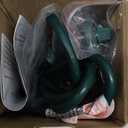 DEWENWILS 120V Spotlight Outdoor, 500LM Waterproof LED Spot Light with 3 Extra Lenses (Red Yellow Green), Landscape Lighting for Holiday, Trees, Flag, 5FT Extension Cord, UL Listed