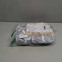 UMINEUX Oval Fitted Vinyl Tablecloth with Elastic Edged & Flannel Backing, Waterproof Wipeable Oval Table Cover - Fits Tables up to 42"X68" (Gray Moroccan)