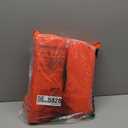 2 Pack Coast Guard Approved Life Jackets. High Visibility Color Type II Keyhole Life Vest in Classic May West Style. Compliance Flotation Device (Adult Orange)