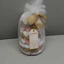The Honest Company Diaper Cake | Clean Conscious Diapers, Baby Personal Care, Plant-Based Wipes | Rose Blossom | Regular, Size 1 (8-14 lbs), 35 Count
