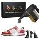 SteamZap Handheld Shoe Steam Cleaner – All-in-One Shoe Care with Pro Steam Power | 5 Attachments to Clean, Deodorize & Remove Creases from Sneakers, Dress Shoes & Boots