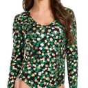 Tipsy Elves St. Patrick's Day Long-Sleeved Bodysuits for Women (Green, M)