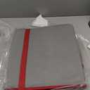 ZOBER Large Christmas Ornament Storage Box  Stores 128 3" Ornaments, With Dividers  Ornament Organizer Storage Box, Durable Christmas Containers Holder  Extra Pockets, Dual Zipper  Gray