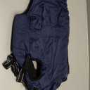 Dog Winter Coat with Harness Built-in | Waterproof Dog Jacket with Zipper & Fleece Lining | Reflective Cold Weather Coat for Small Medium Large Dogs (Navy Blue), 3XL