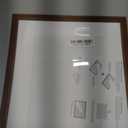 upsimples 10x12 Picture Frame, Display Pictures 7x9 with Mat or 10 x 12 Without, Wall Hanging Photo Frames, Brown, 1 Pack