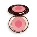 Charlotte Tilbury Cheek to Chic Powder Blush - Two-Tone Cheek Makeup with a Radiant, Luminous Finish - Buildable Color that Smooths, Buffs & Blends for a Light Reflecting Glow (Love Is The Drug - cool pink)