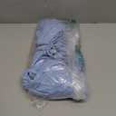 BMJL High Waisted Bikini Sets for Women Bathing Suits Tummy Control Plush Embroidery Two Piece Sets Push Up Swim Suits (X-Large, Light Blue)