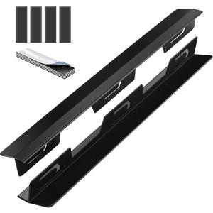 Stove Gap Covers Stainless Steel, 2PCS Anti-slip Not Sharp 13.8"~27.6" Adjustable Oven Gap Filler for Counter, Stove Guards Effectively Protect Cooktop Trim Kit Suitable for Uneven Surface