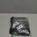 Morezi Dog Zip Up Dog Raincoat with Reflective Buttons, Rain/ Water Resistant, Adjustable Drawstring, Removable Hood, Stylish Premium Dog Raincoats - Black - L