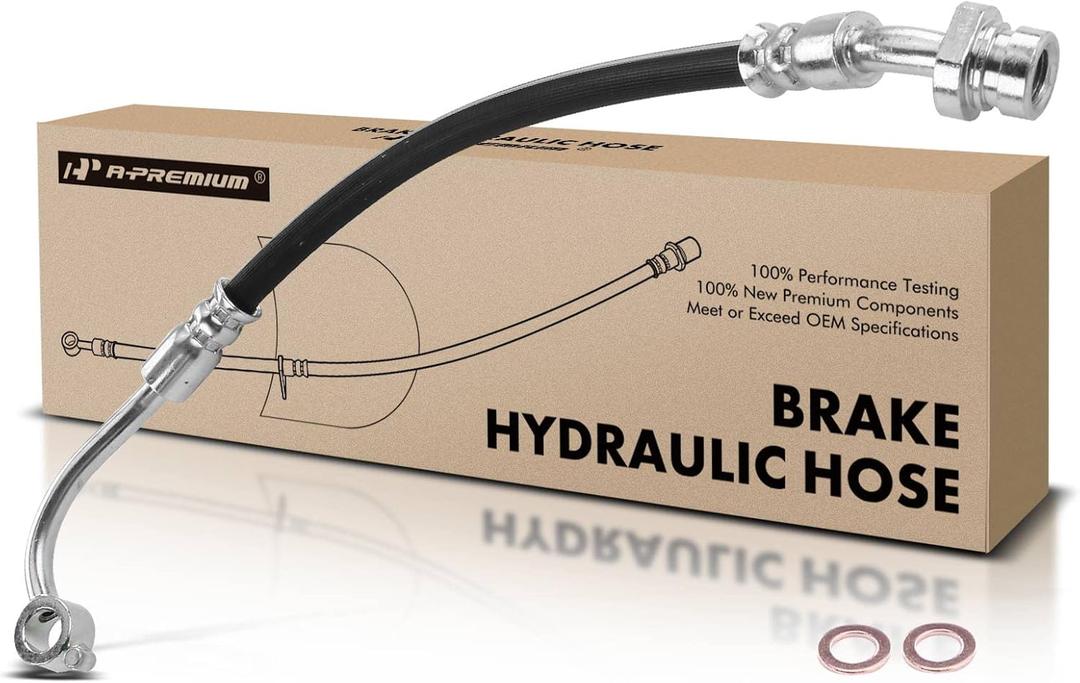 A-Premium Rear Driver Brake Hydraulic Hose Compatible with Select Hyundai Models - Elantra GT 2013 2014 2015 2016 2017 - Replace# 58737A5400