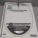 KOHLER 4639-RL-0 Cachet ReadyLatch Round Toilet Seat Soft Close, White